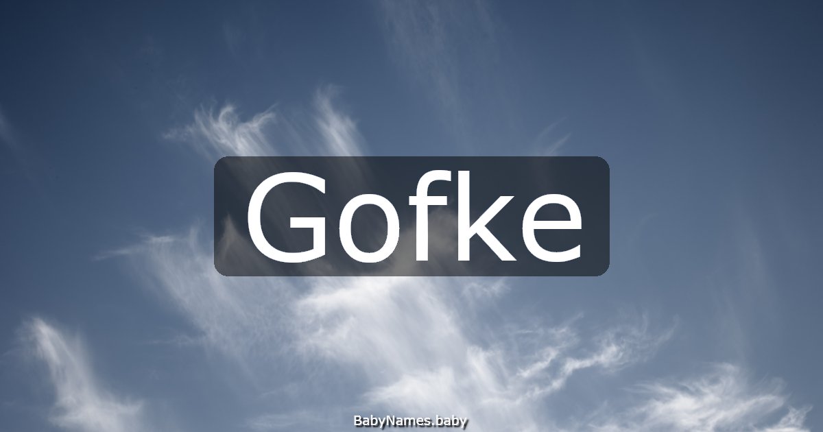 Gofke
