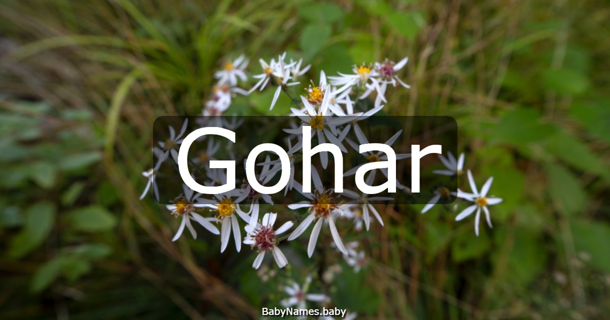 Gohar