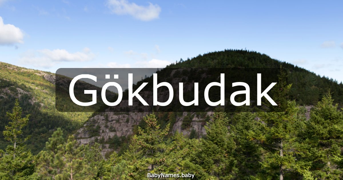 Gökbudak