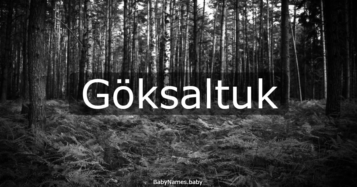 Göksaltuk