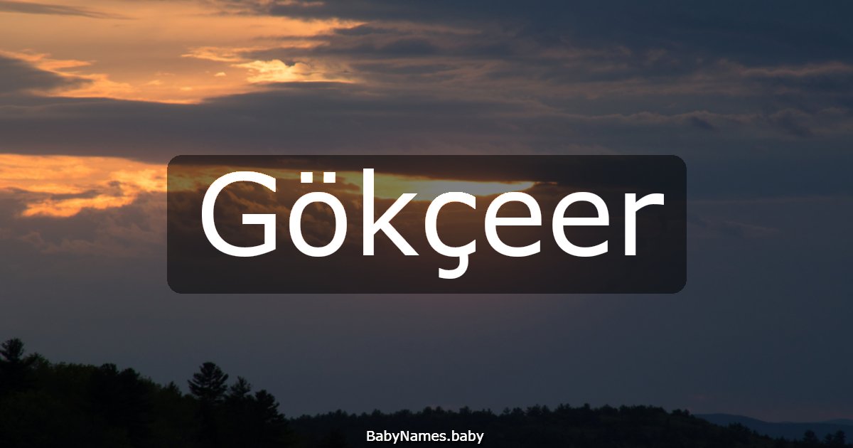 Gökçeer