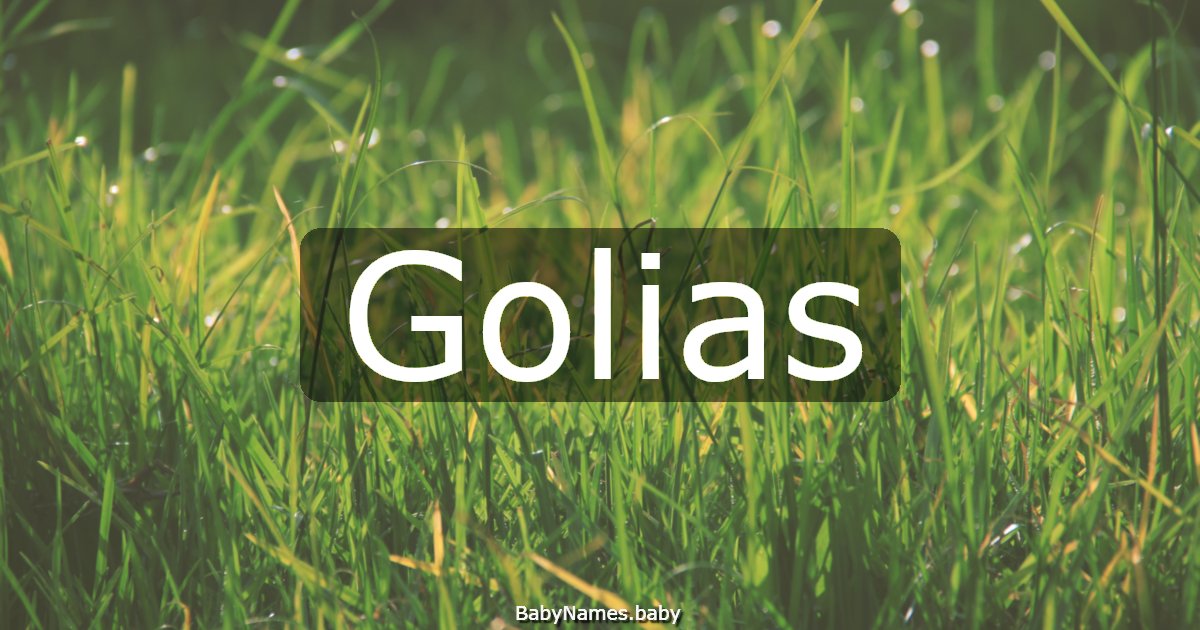 Golias