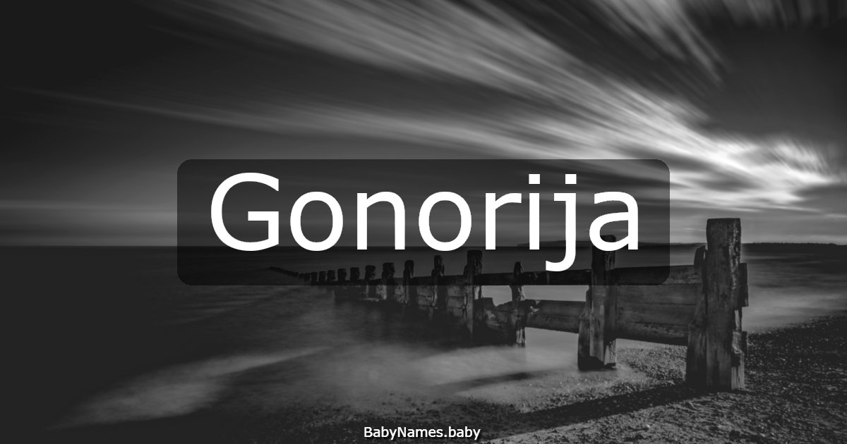 Gonorija