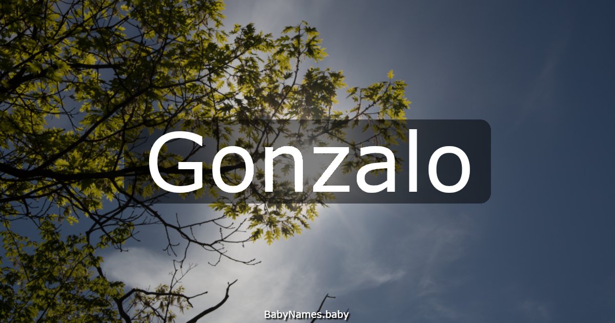 Gonzalo