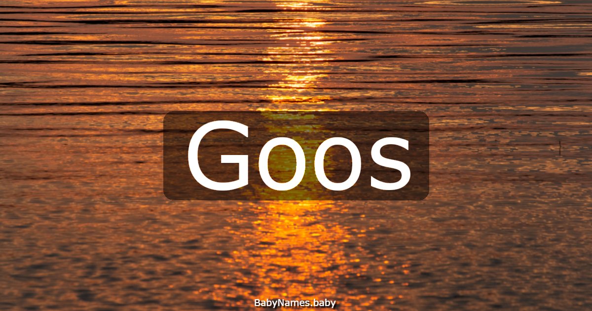 Goos