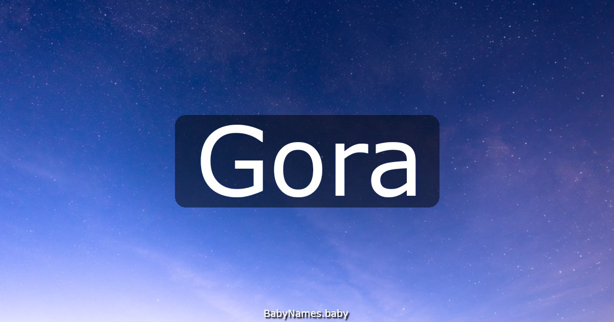 Gora