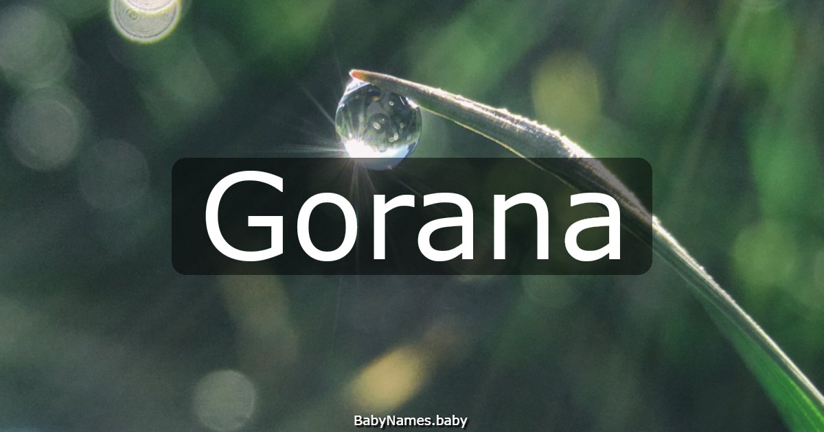 Gorana