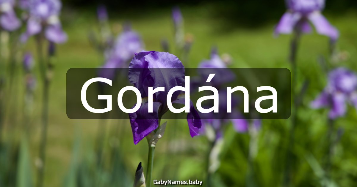 Gordána
