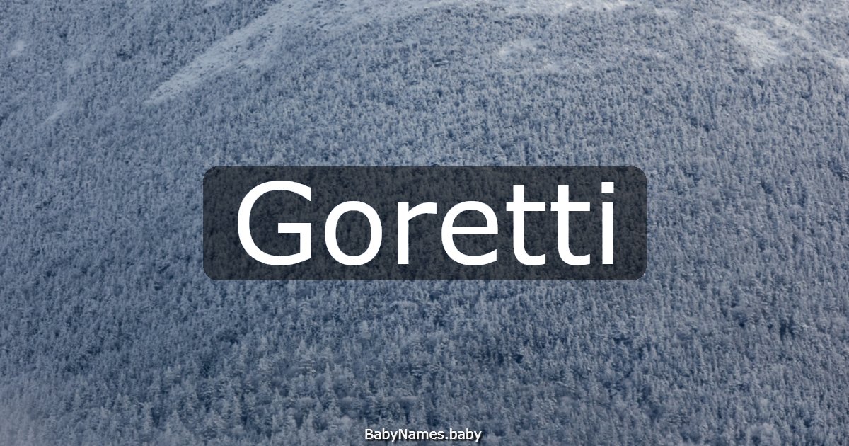 Goretti
