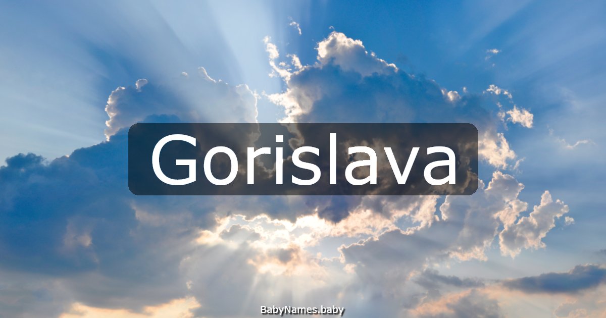 Gorislava