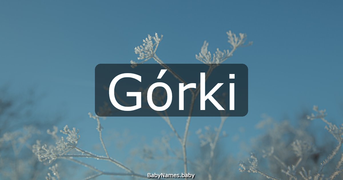 Górki