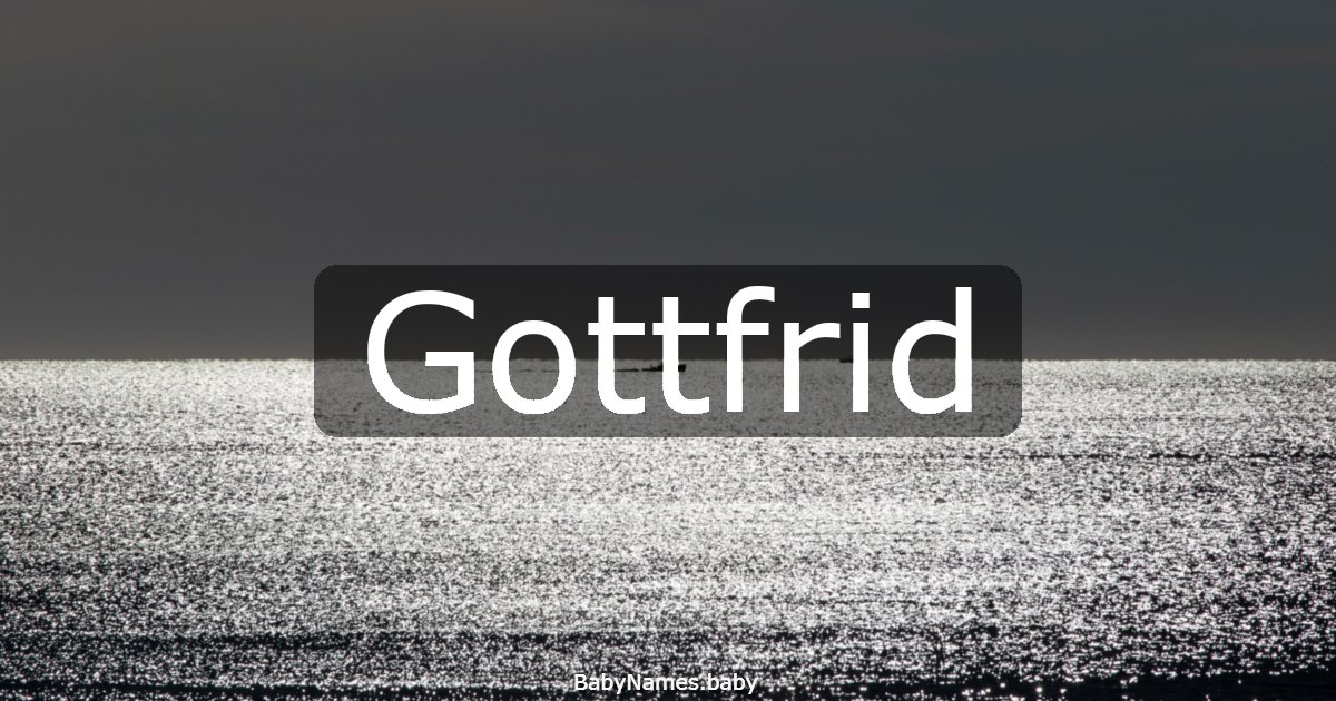 Gottfrid
