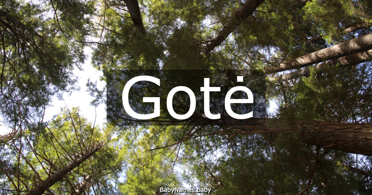 Gotė