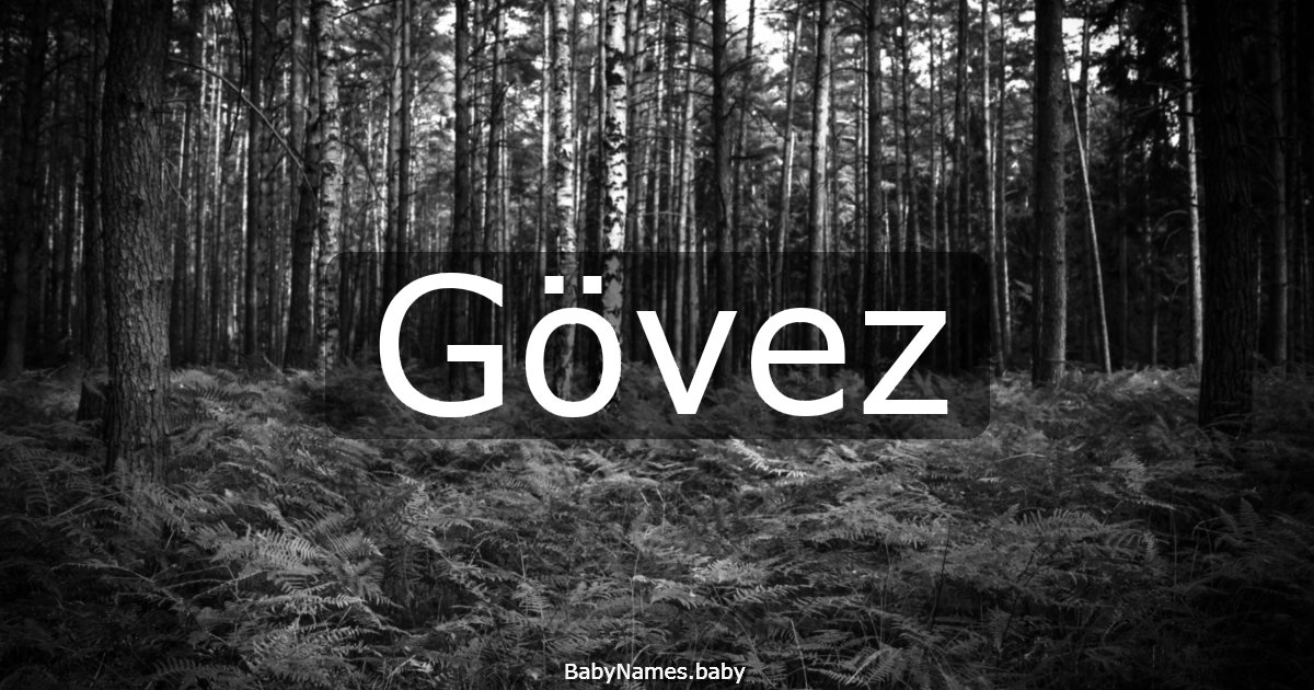 Gövez