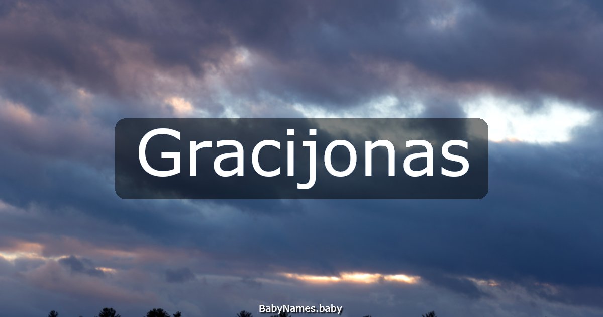 Gracijonas