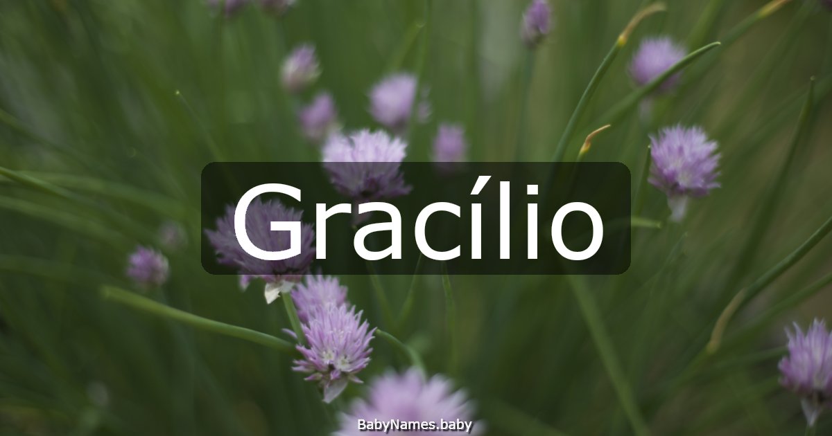 Gracílio