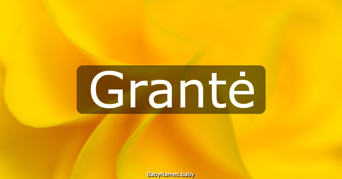Grantė