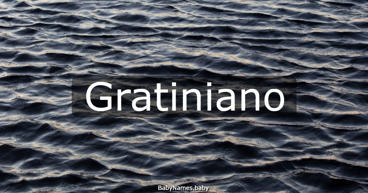 Gratiniano