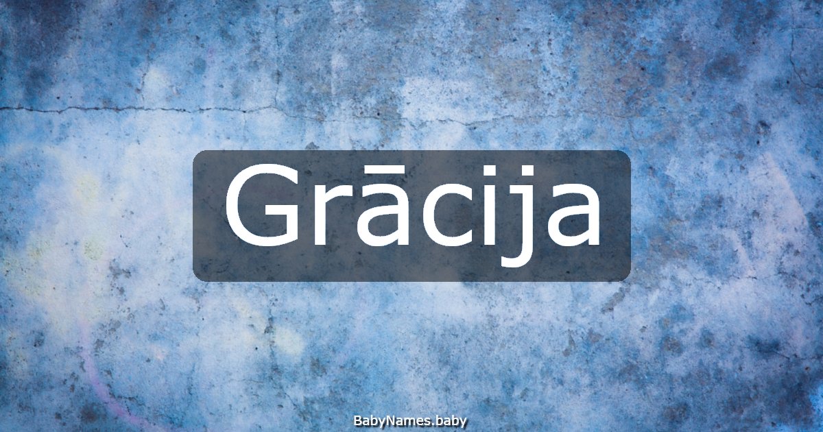 Grācija