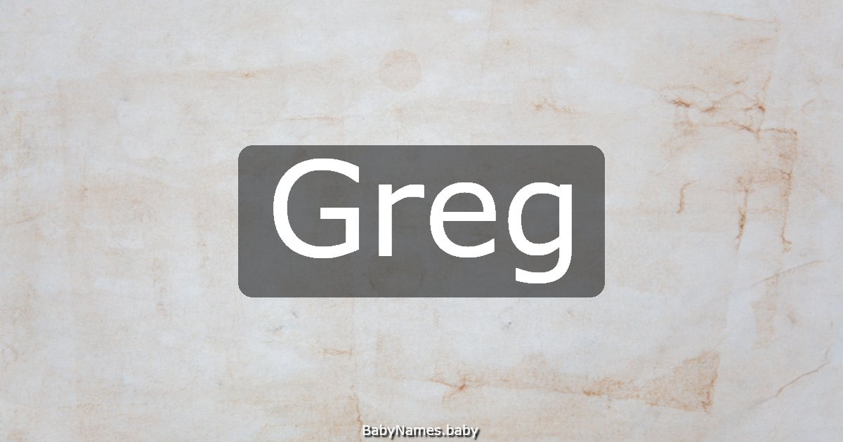 Greg