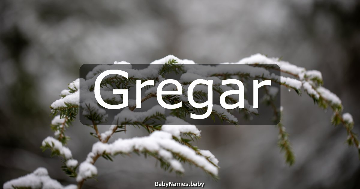 Gregar