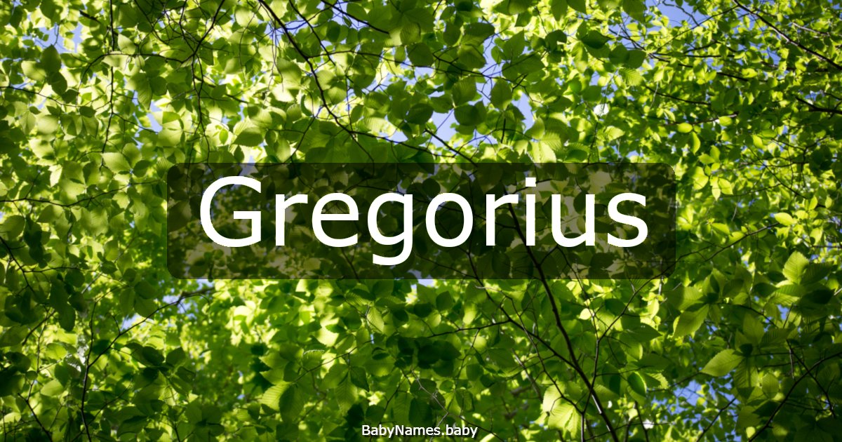 Gregorius