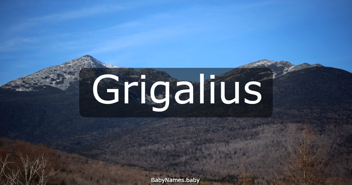 Grigalius