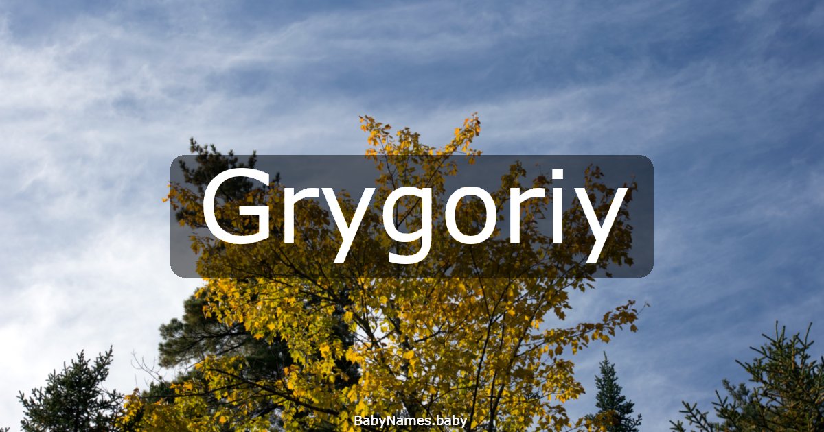 Grygoriy