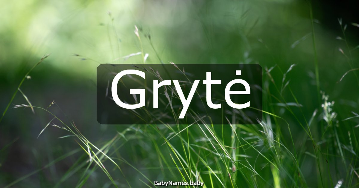 Grytė