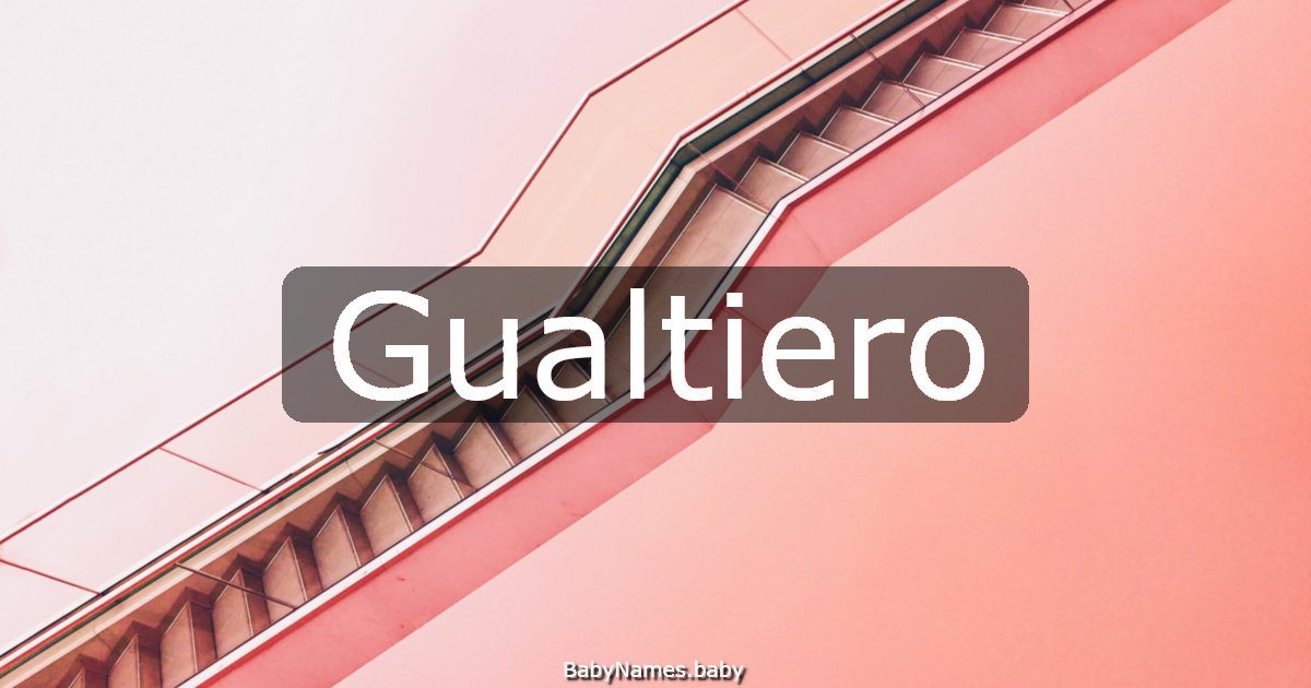 Gualtiero