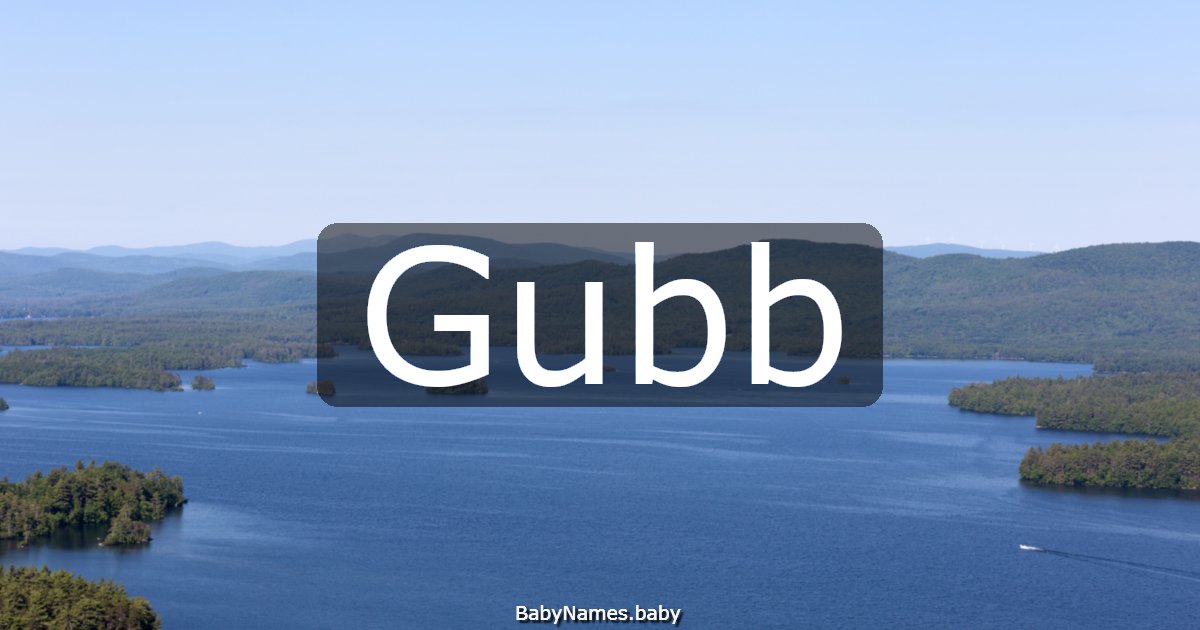 Gubb