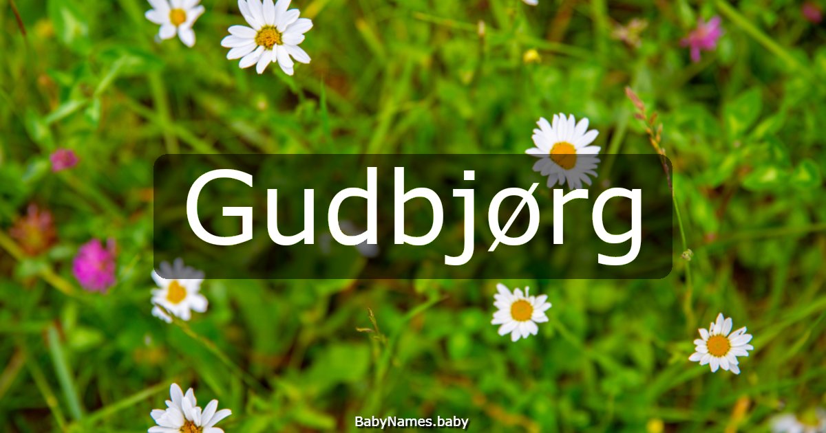 Gudbjørg