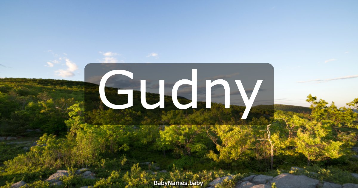 Gudny