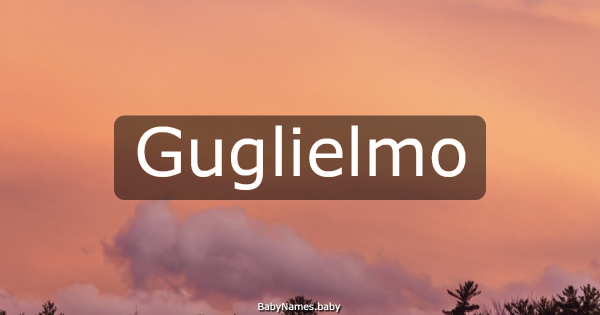Guglielmo