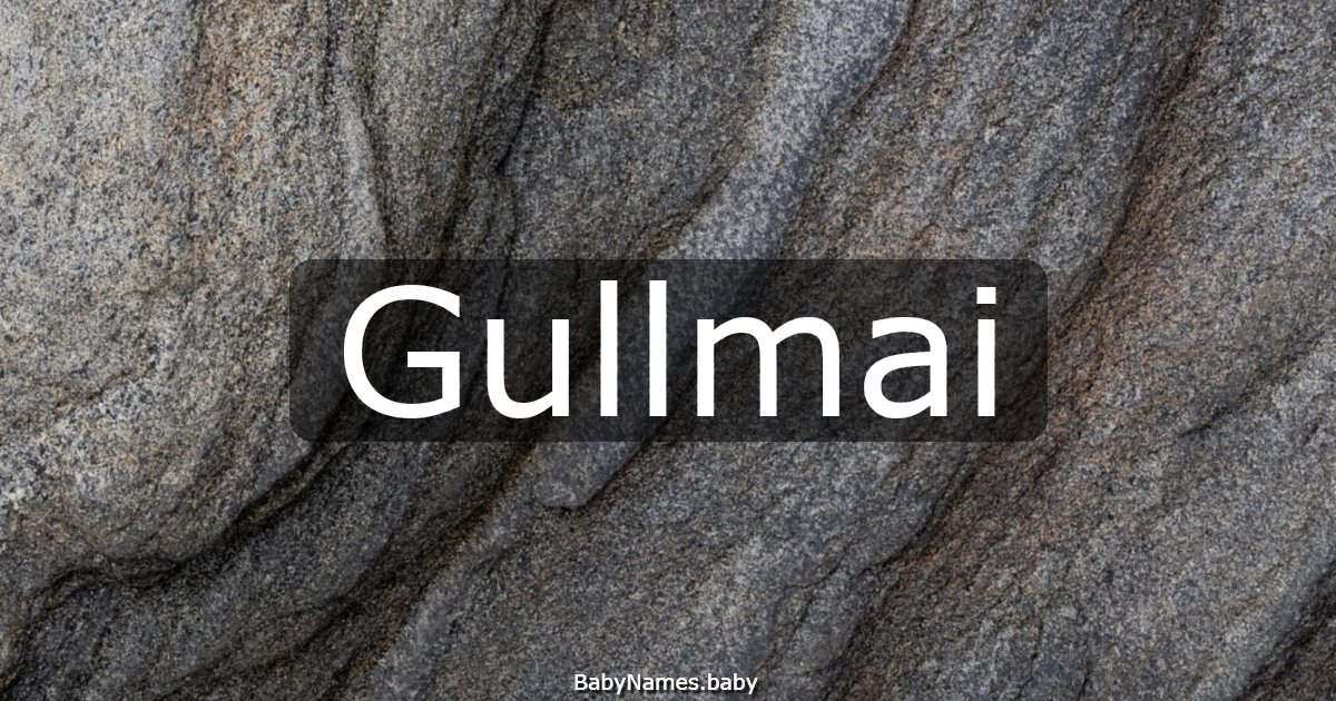 Gullmai