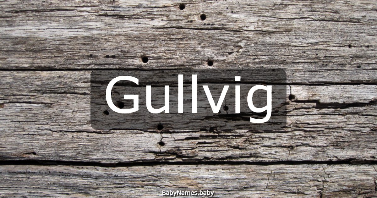 Gullvig