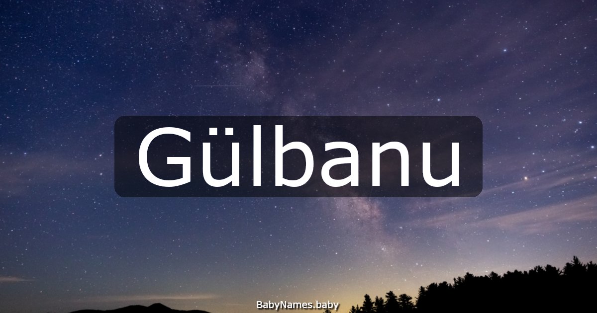 Gülbanu