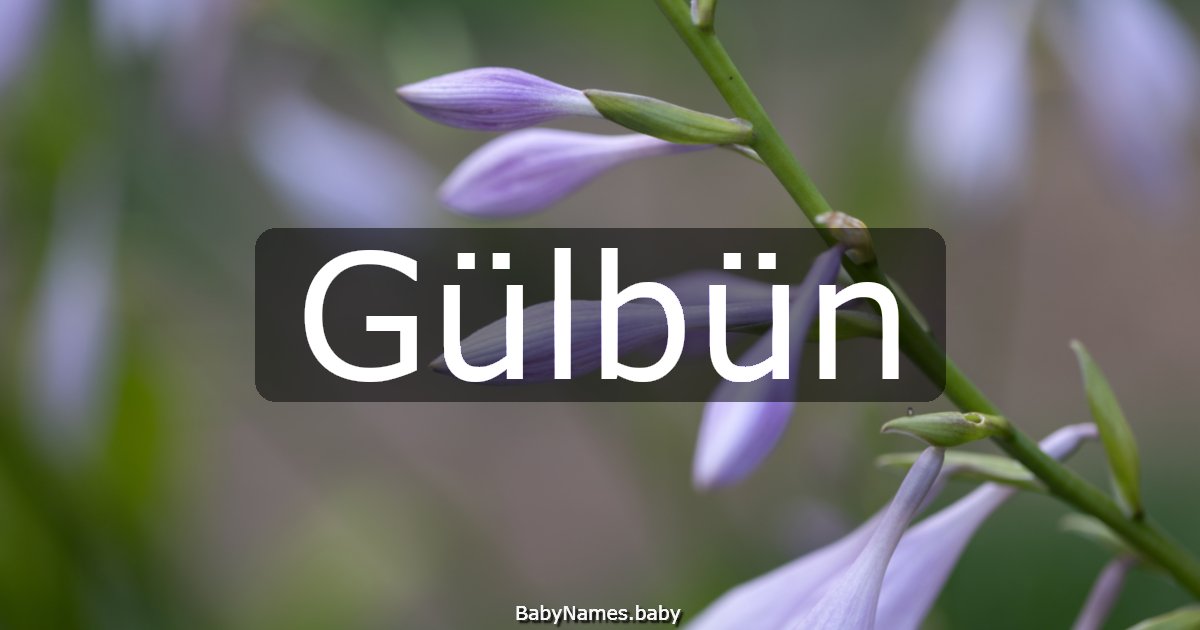 Gülbün