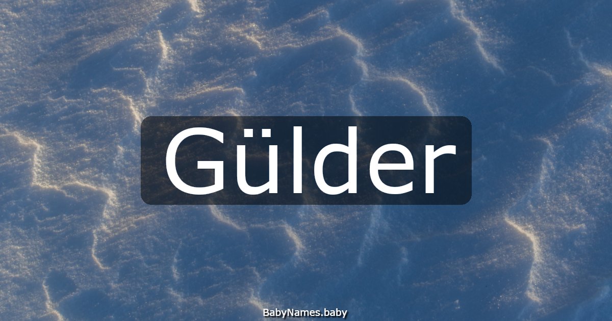 Gülder
