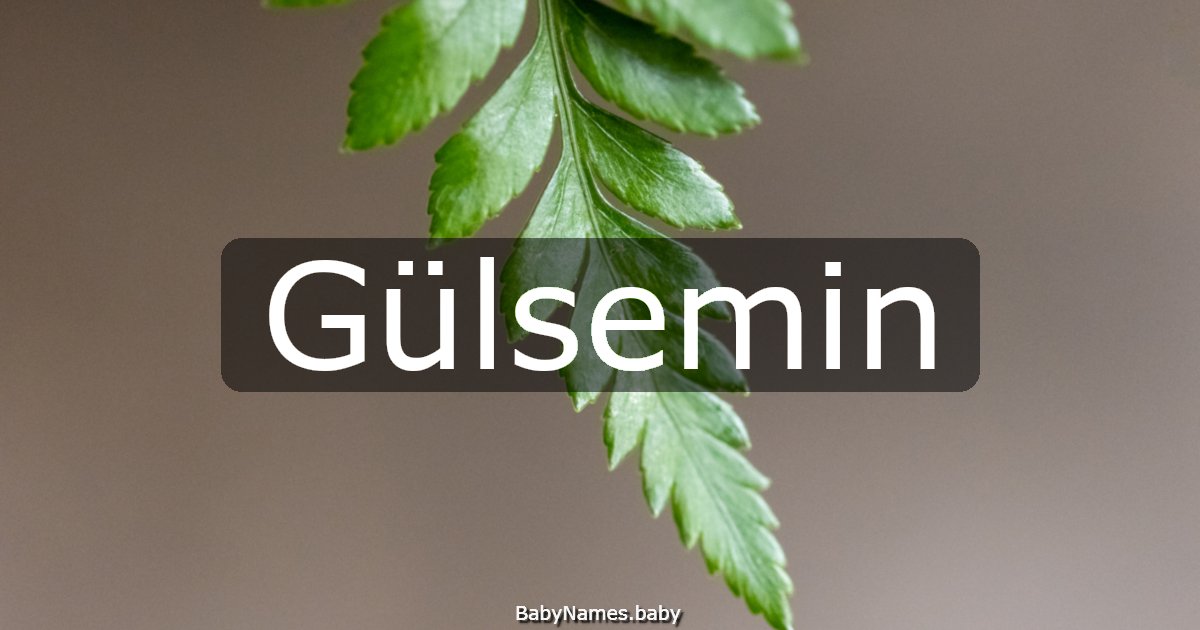 Gülsemin