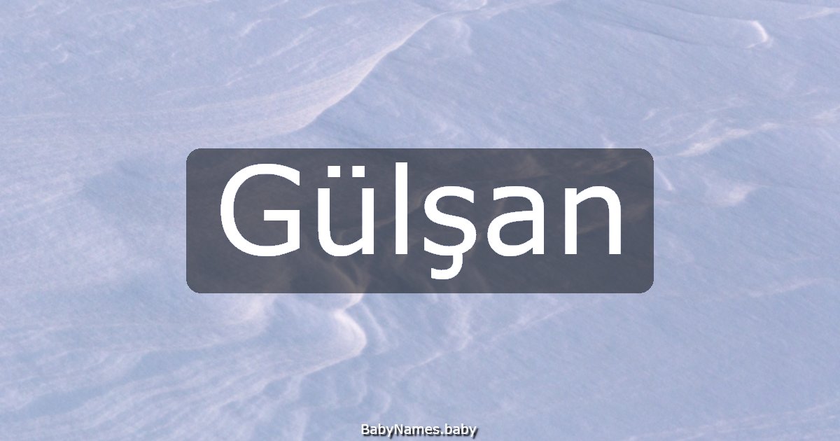 Gülşan