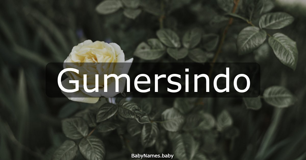 Gumersindo