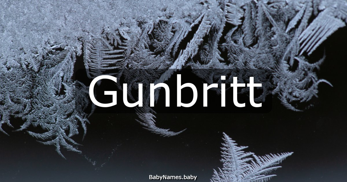 Gunbritt