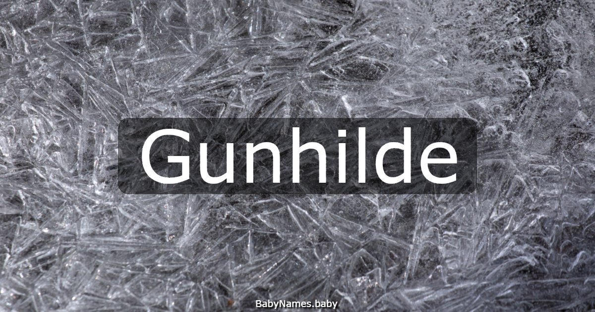 Gunhilde