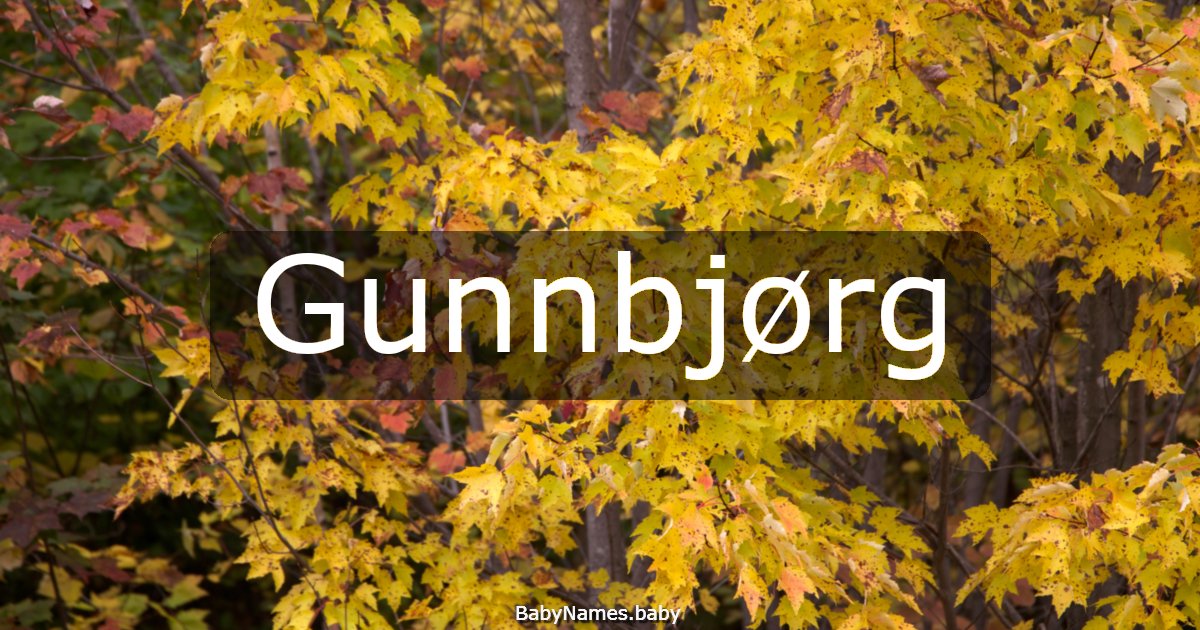 Gunnbjørg