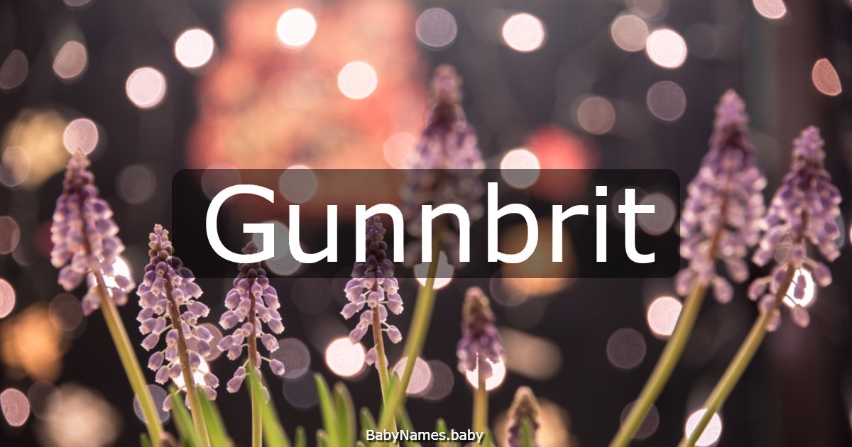 Gunnbrit