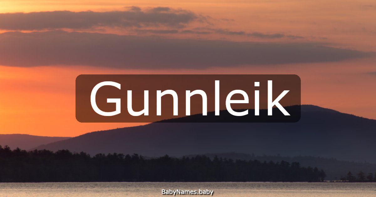 Gunnleik