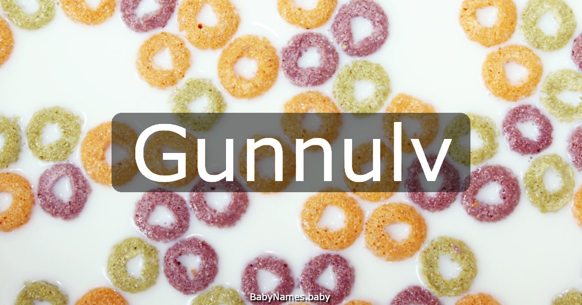Gunnulv