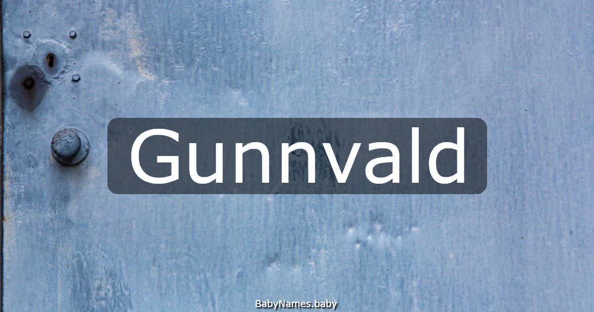 Gunnvald