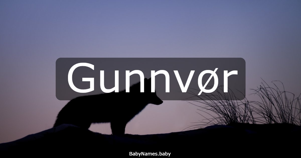 Gunnvør
